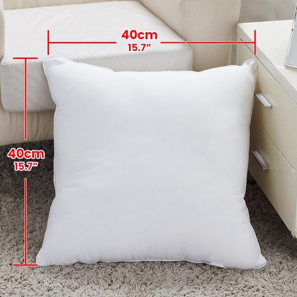 Housse de coussin rectangulaire blanche douce pour lit et sommeil