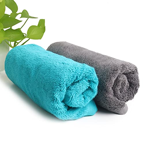 HEELIUM Bamboo Hand Towel | Gym Towel for Men and Women | Soft, High Absorbency and bacterial-free | 600 GSM, 65x40 cm