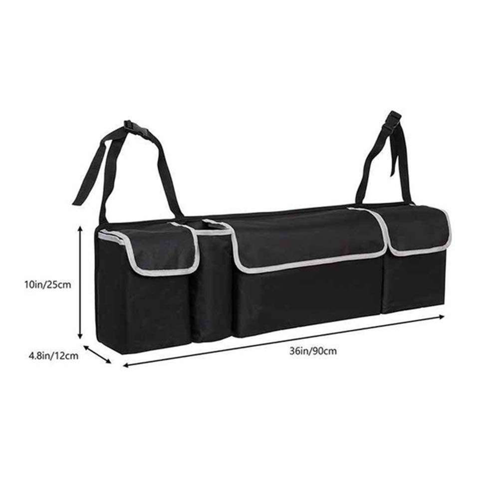 Organizador Maletero Coche Accesorios interiores de la parte trasera de Oxford Multi-Oxford de alta capacidad Asiento de automóvil del automóvil para el bote del asiento trasero del asiento del asient