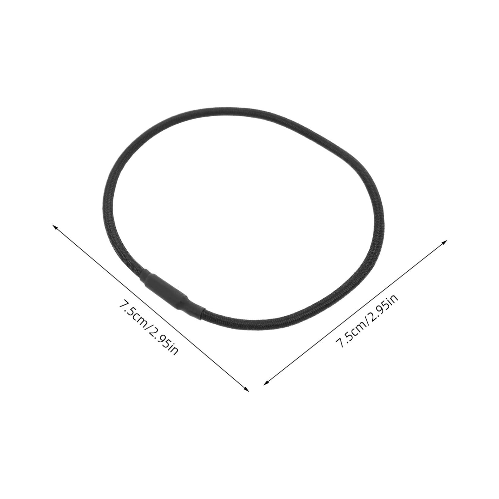 STOBAZA 10Pcs Shock Mount Rubber Bands for Mic Stand Vibration Elastic Ropes Shock Absorbing Microphone Holder Parts Compatible with Boom Arm and Shock Mounts