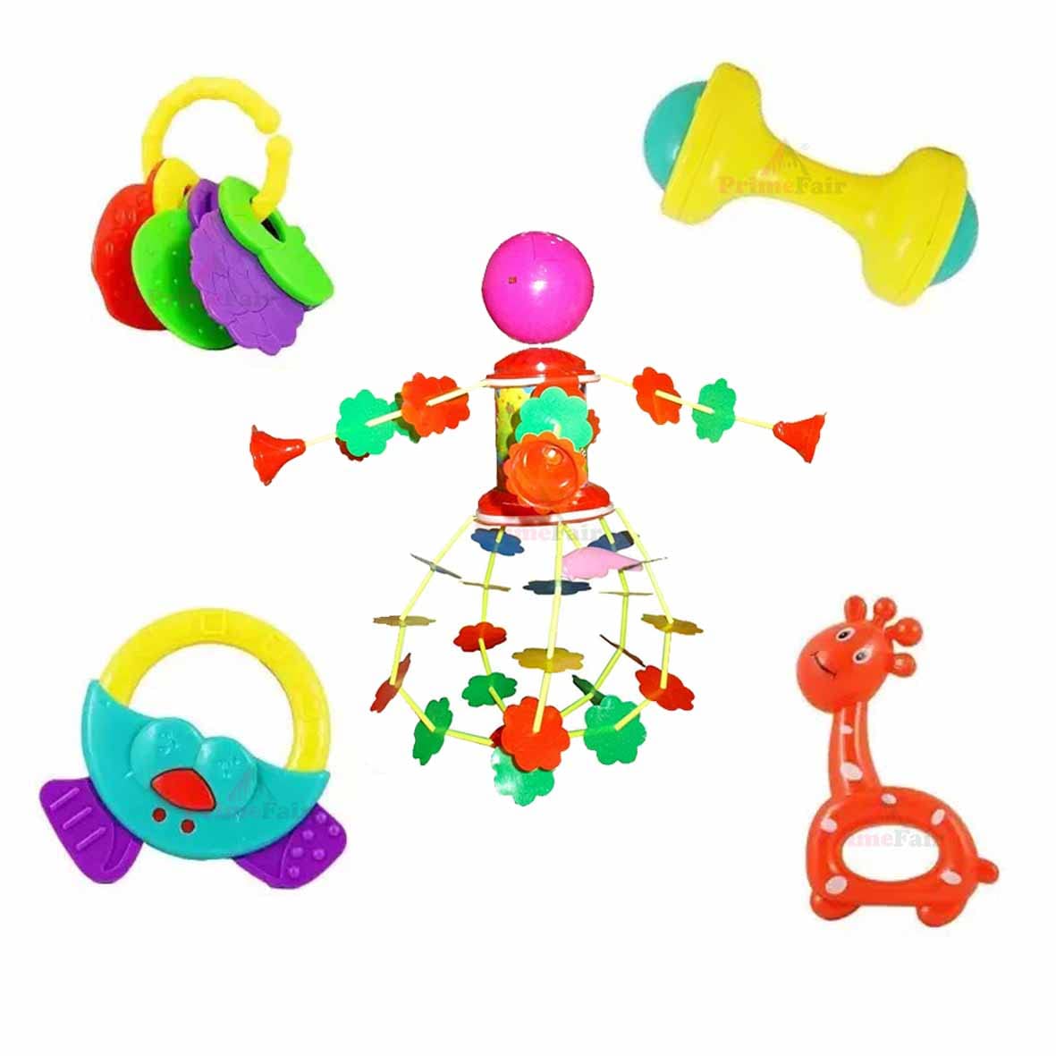 PRIMEFAIR For Toddler Jhoomer Musical Merry Go Round Plastic Toy With Rattles For Little Babies 4 Cute Toys (Multicolor, 12-36 Months) (B0BHTNQ8GM) Amazon Price History, Amazon Price Tracker