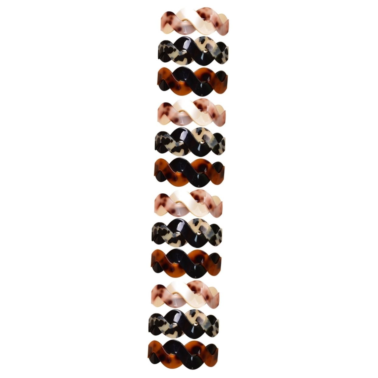 Barrettes à cheveux pour femmes pinces à cheveux à ressort légères - 8