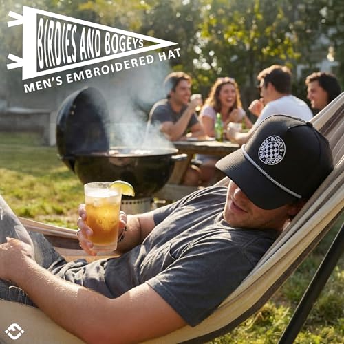 Image of Funky Junque Golf Trucker Hat | Lightweight Golf Trucker Rope Hat with Adjustable Snapback, Golf Course and Weekend Wear, Funny Golf Hats for Men and Women