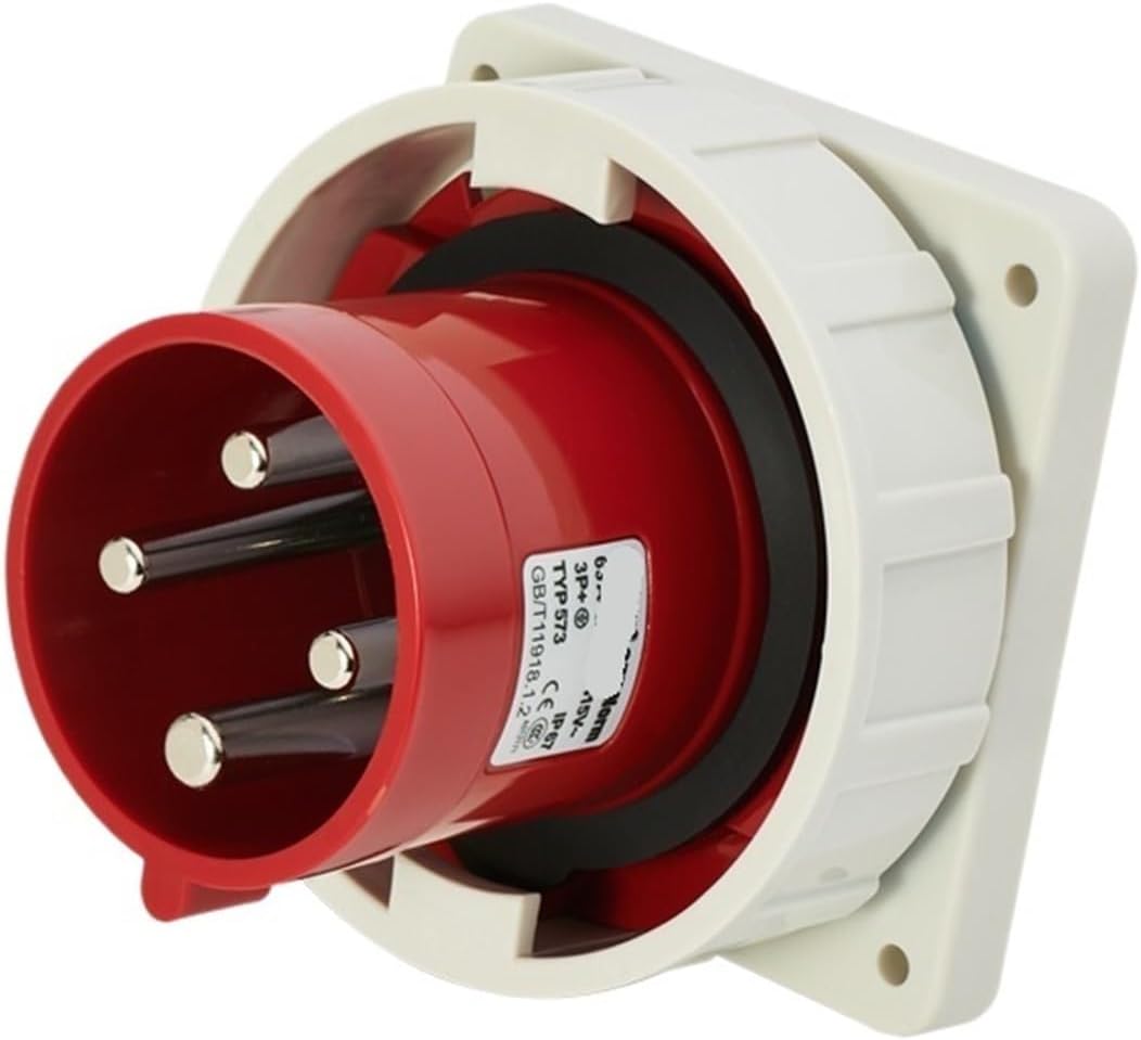 IP67 125A 4-pin waterproof industrial connector 975TYP2724/5224/475(Plug IP67)