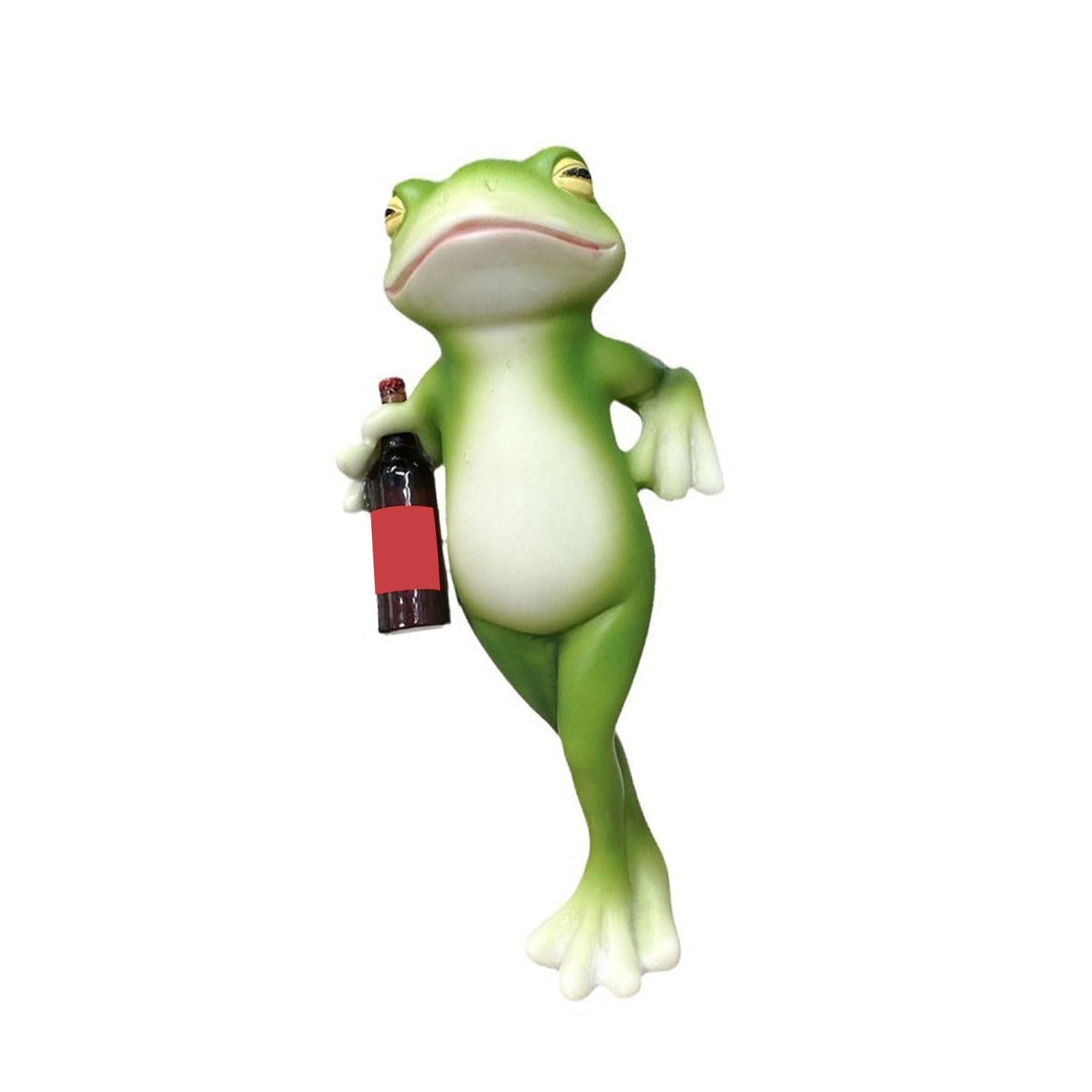 Xjdzineq Resin Statue Garden Decoration Green Frogs Flower Pots Hanger Figures Balcony Decoration Garden Figures Pots Decors Planter Hanger