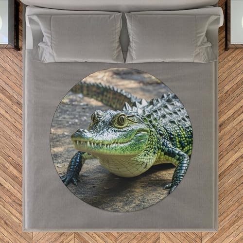 Couverture douce imprimée vert pour vos soirées cocooning - 8