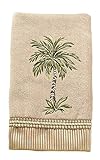Palm Tree Hand Towel One Size Linen beige