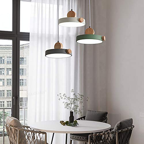 Lustre macaron scandinave premium à 3 disques pour table moderne