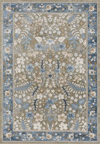 Tapete Abani 8' x 10' Vintage Floral Diseño miniatura 3