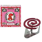 金鳥の渦巻 蚊取り線香 ミニサイズ ローズの香り 30巻 (線香立て1個入り) [防除用医薬部外品]