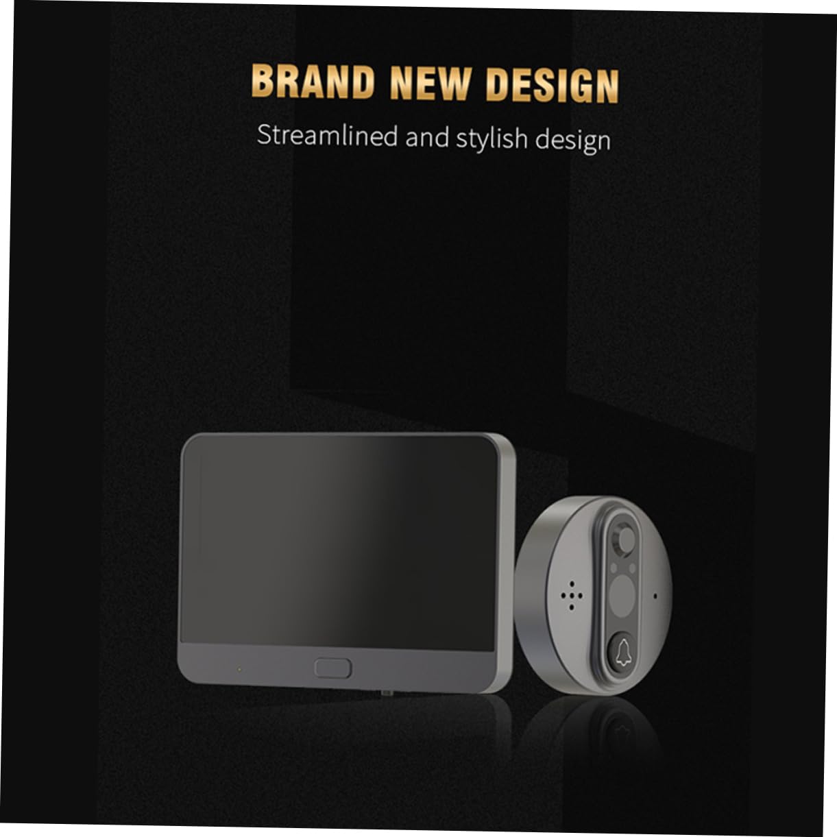Campanello Smart Wifi con Telecamera, Spioncino Visivo 4.3 Pollici