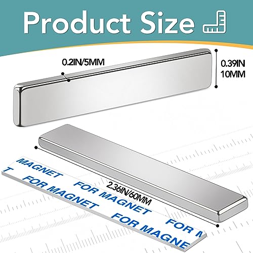Best Choice Magnets 60X10X3-12P 12 Pack Strong Neodymium Bar Magnets，Powerful Rare Earth Neodymium Magnets thumb #1