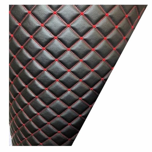Tissu imitation cuir noir de haute résistance pour assise et sellerie