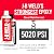 J-B Weld 8281 Professional Size Steel Reinforced Epoxy - Hardener and Steel Pack - 10 oz