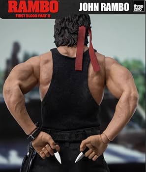 Amazon.co.jp: Threezero 1/6 First Blood 2 John Rambo ランボ