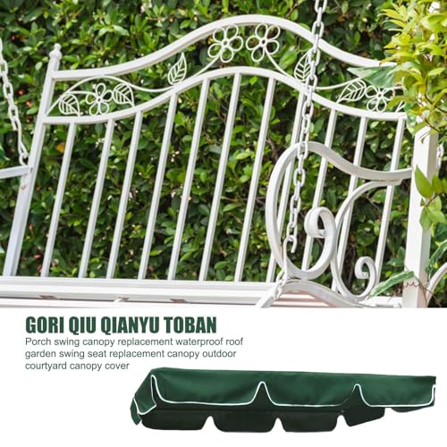Toldo de repuesto para columpio cubierta impermeable parasol de jardín y banco 6