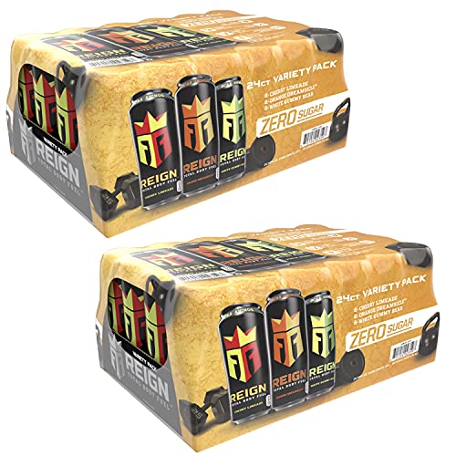 Reign DREAM Variety Pack Total Body Fuel, blended with BCAAs, Zero Sugar / Orange Dreamsicle