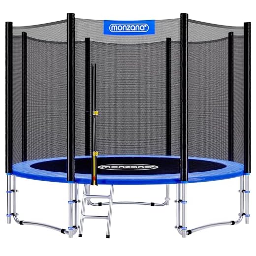 cama elastica domyos 240 Monzana Trampolin Ø 183 cm Set Completo Red de Seguridad Cama Elástica hasta 50Kg Accesorios Deporte