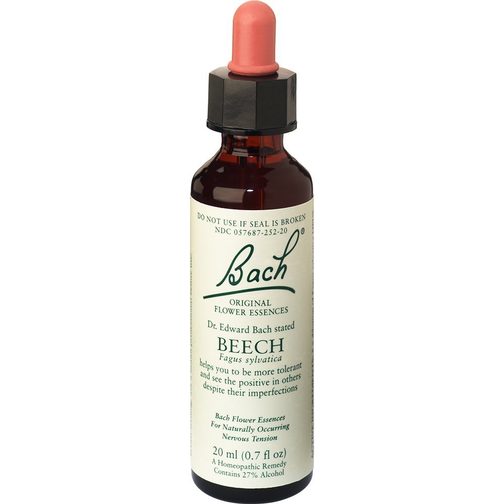 Bach Original Flower Remedies, Beech - Be More Tolerant - Natural Homeopathic Flower Essence for Emotional Balance - Vegan, Gluten Free, Sugar Free - 20mL Dropper
