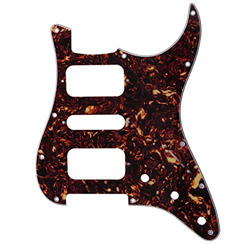 Musiclily Pro 11 Trous Round Corner HSH Pickguard Strat Plaque de Protection pour Guitare électrique American/Mexican… - Les Beatles, Paul McCartney, John Lennon, RIngo Starr, George Harrison Musiclily Pro 11 Trous Round Corner HSH Pickguard Strat Plaque de Protection pour Guitare électrique American/Mexican…