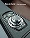 Multimedia IDrive Knob Control Button Fit for BMW 1 3 5 X1 X3 X5 X6 F10 F20 F22 F25 F30 F34 F36 Some Models, Media Radio Controller Knob Set Replace 6582 9206 446-C, Model A