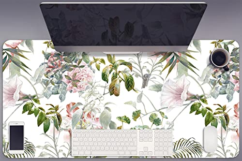 Tapis de souris imperméable et antidérapant grand format pour bureau en PVC