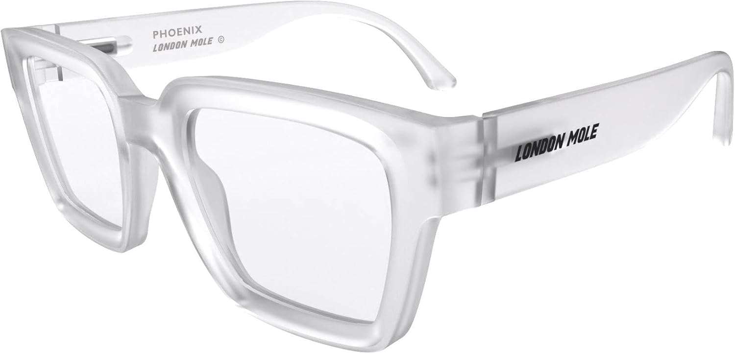 LONDON MOLE® Phoenix large oversized reading glasses | Big bold modern square frame | Statement readers for men and women - Image 3