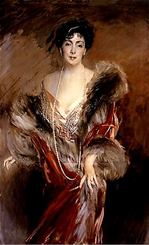 Impression Sur Toile Portrait de Madame Josephina De Errazuriz Décoration Murale Salon 60x90
