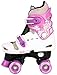 Produktbild Selltex Kinder Rollschuhe Rollerskates verstellbar 28 29 30 31 32 33 34 35 36 NEU Disco Roller (Lila, 32-36 (M))