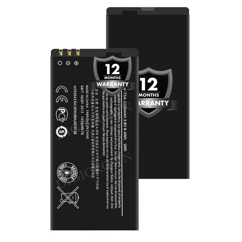 Image of Original BV-T5A Battery for Microsoft Lumia 730 | Lumia 735 | Lumia 738 - (2200mAh) - 1 Year Warranty