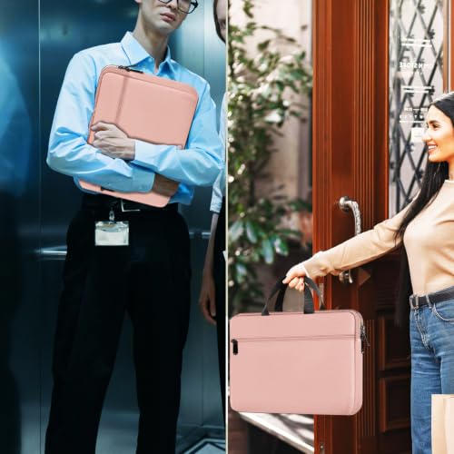 Image of Laptop Sleeve 15.6 Inch, Handbag Protective Computer Case with Front Pocket