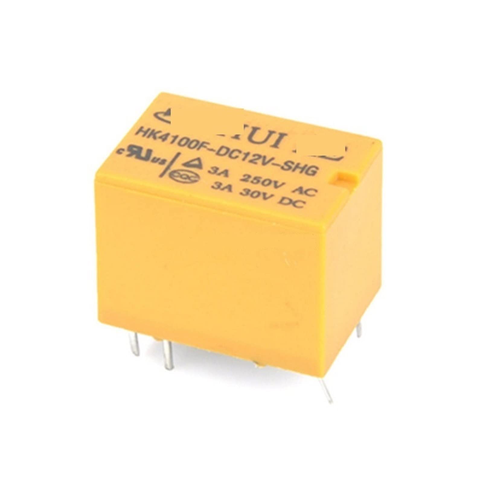 Relé HK4100F-DC12V para reparar módulos de automatización y placas electrónicas dañadas