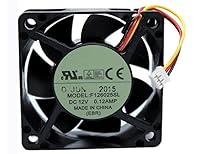 Vista 1 de 12V 0.12A 60X60X25MM Ventilador de refrigeración de 3 hilos