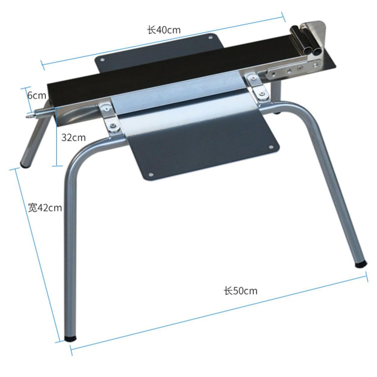 Manueller Klebebandabroller Für Verpackungen, Kraftfolien- Und Klebebandabroller, Bandbreite 0–55 Mm, Bandstärke 0–30 Mm, Kartonverschließer, Verwendung In Lager- Und Logistikzentren