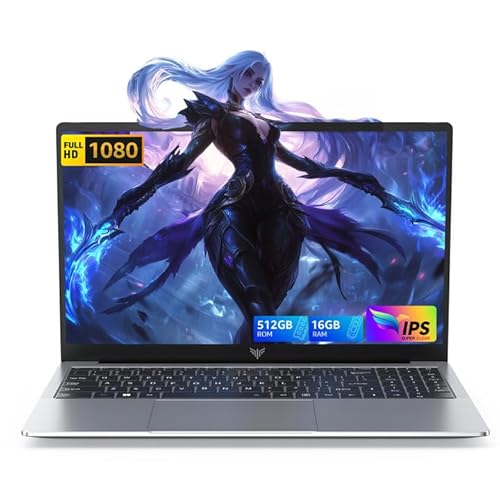 KAIGERR 17.3 Inch Laptop, AMD Ryzen 4300U Processor, 16GB RAM 512GB SSD, 2026 Laptop Computer, Windows 11, Webcam, Work/Business Laptop, Wi-Fi, Type-C, 62.7Wh Battery, Numeric Keypad