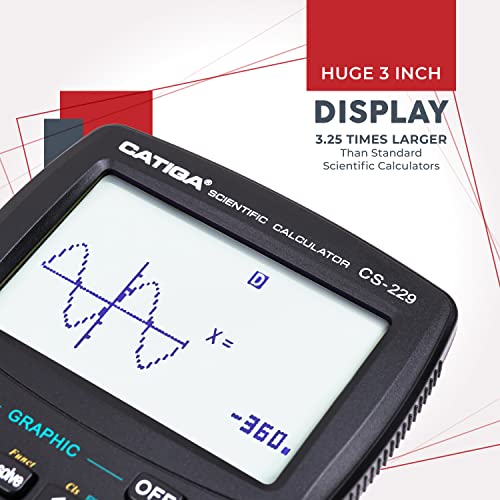 CATIGA CS229 Scientific Calculator for Beginners and Advanced Courses