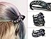 Hair Barrette Hand painted Hair Clips. Styling for Women and Girls. this Attractive Hair Accessory can be used as a Ponytail Holder or a Hair Grip. for Thick or Thin Hair. 2 Pcs Uniquely Hand Crafted