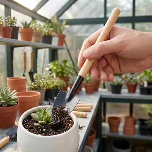 Kit de mini herramientas de jardinería BESPORTBLE 10 sets miniatura 2