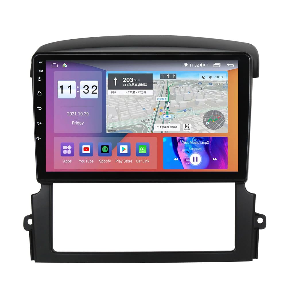 Radio de coche Android 12 para actualizar la consola de KIA Sorento con pantalla de 9 pulgadas