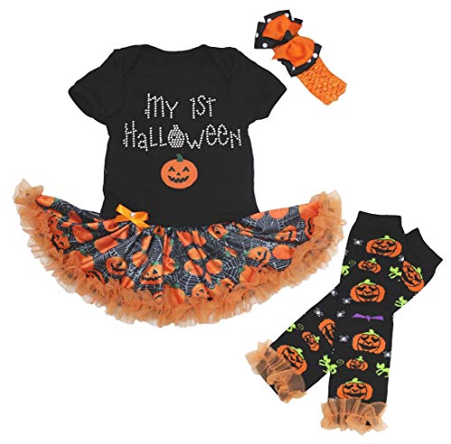 Body manches courtes bébé fille orange résistant pour habiller facilement votre enfant