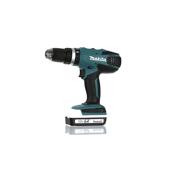 Makita DF457DWE Akku-Bohrschrauber, 18 V, Schwarz, Blau, Size – Bild 6