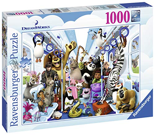 Preisvergleich Produktbild Ravensburger Puzzle 13975 - DreamWorks Familie auf Reisen - 1000 Teile