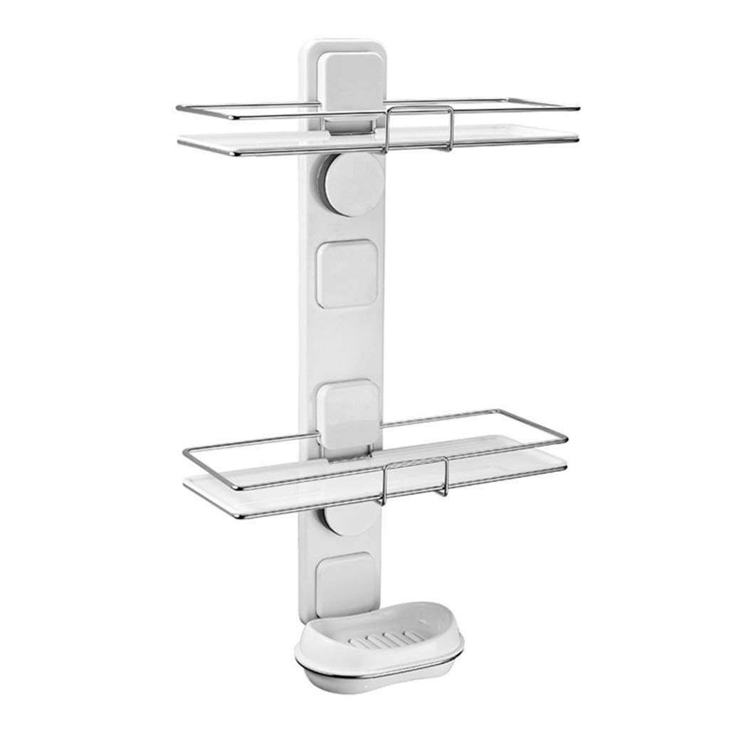 GFAZXDS Bathroom Storage Shower Caddy Rustproof Multi-Shelf Basket Shower Organizer Includes Soap Dish 30x12 6x50 7CM