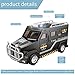 Raywer Boys Piggy Bank - Coin Money Storage - Police Swat Car - Toy Money Box with Password- Black