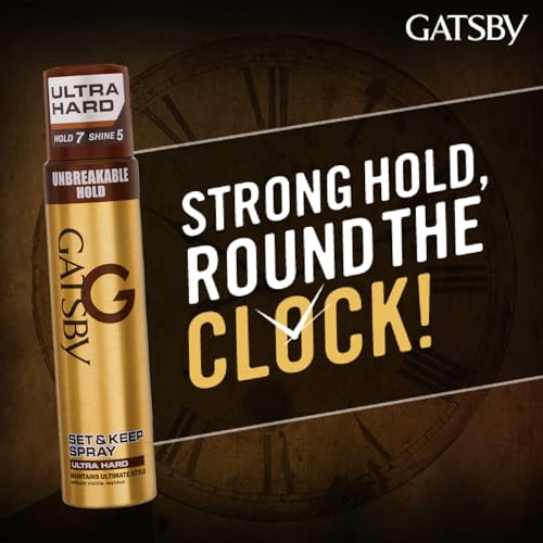 Gatsby Leather Set and Keep Hair Spray 250ml miniatura 3