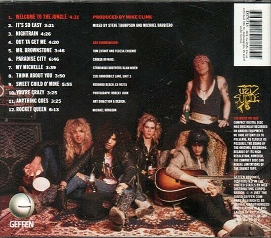 Miniatura 2 de Appetite for Destruction  Guns 'N' Roses  Hard Rock   Good