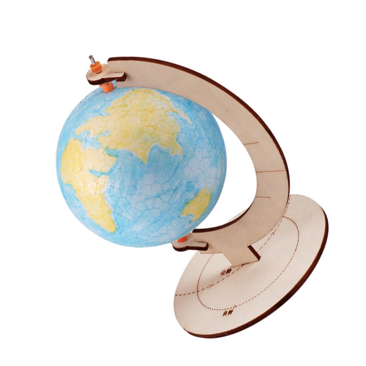 VICASKY World Globe Project Materials 1 Set Foam World Spheres Craft Foam Balls Boys and Girls Globes DIY Assembly