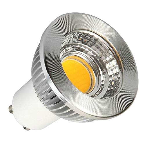 HHF Home Lighting Pack of 10, LED COB Spotlight 5W GU10 AC85-265V LED Spotlight Cob Chip(Cool White)