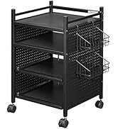 Bauhutte(バウヒュッテ) ゲーム機収納ラック スライダー式 ブラック BHS-380G-BK 39.5×37×61.5cm