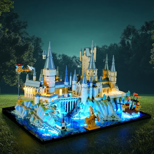 Image of BRIKSMAX 2.0 Light Kit for Lego Hogwarts Castle and Grounds -Innovative Led Lighting Compatible with Lego Harry Potter 76419 - Not Included Lego Set